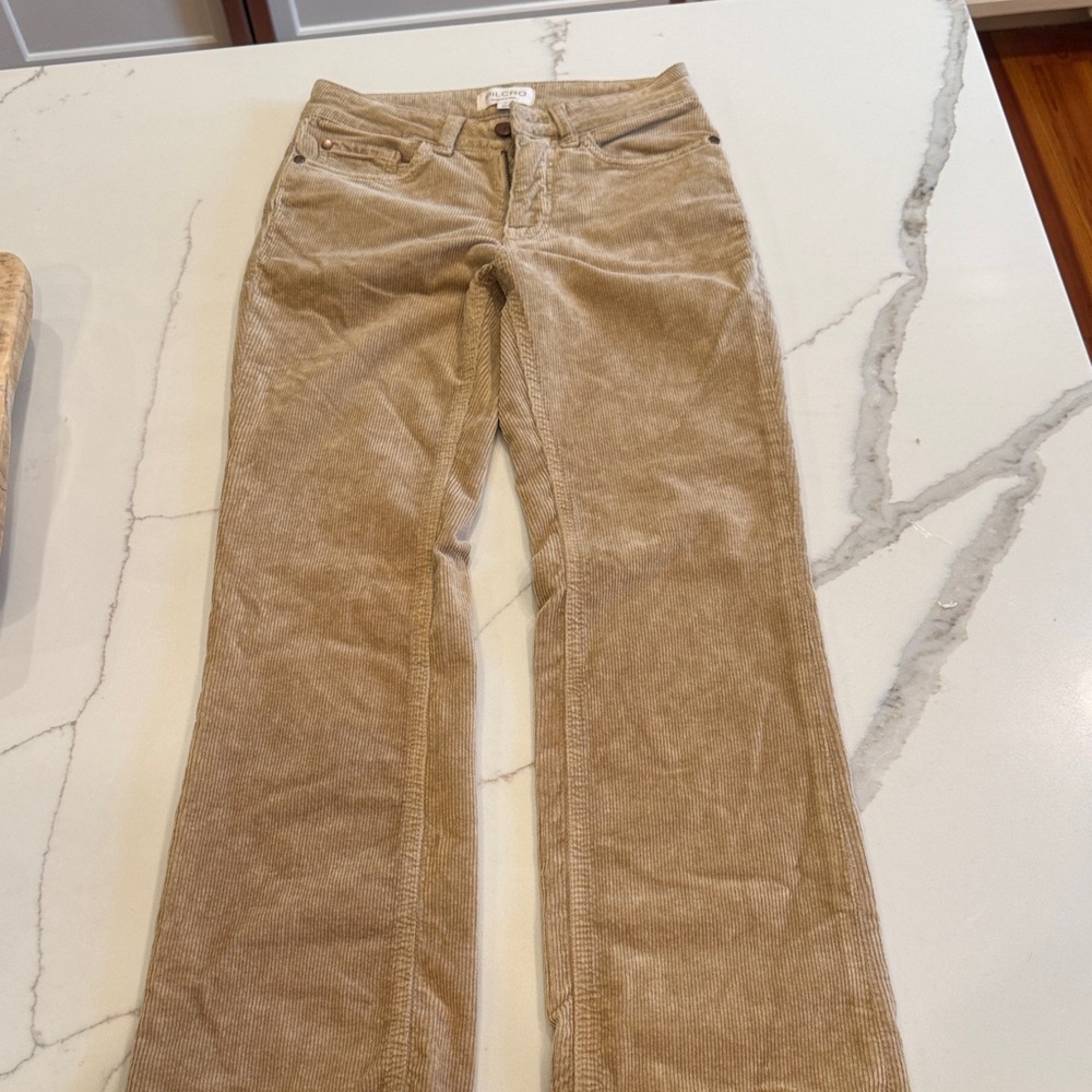 Pilcro Beige Corduroy Trousers